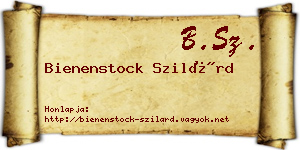 Bienenstock Szilárd névjegykártya